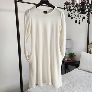 Rachel Zoe Cream Fleece Sweater Dress  NWOT   Size M
